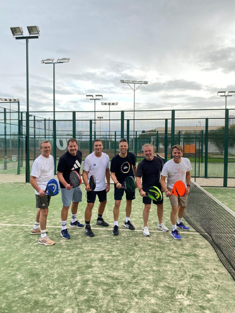 Padel clinic in Valencia met 6 vrienden